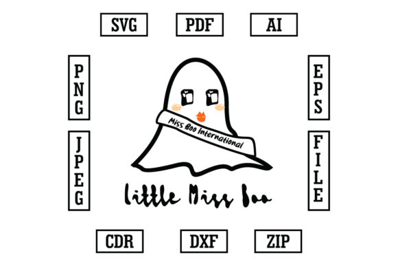 Little Miss Boo Halloween Quote SVG Cut Review