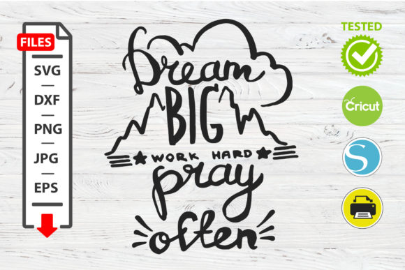 Review: Dream Big Work Motivational Quote for Embroidery